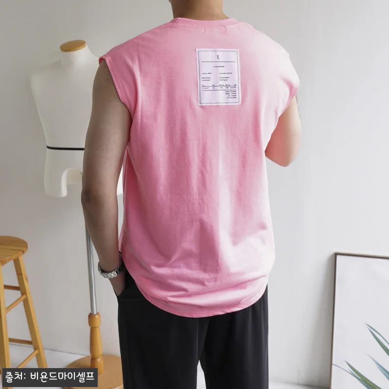 남자 오버핏 프린팅 여름 심플 패치 관련 이미지 1
