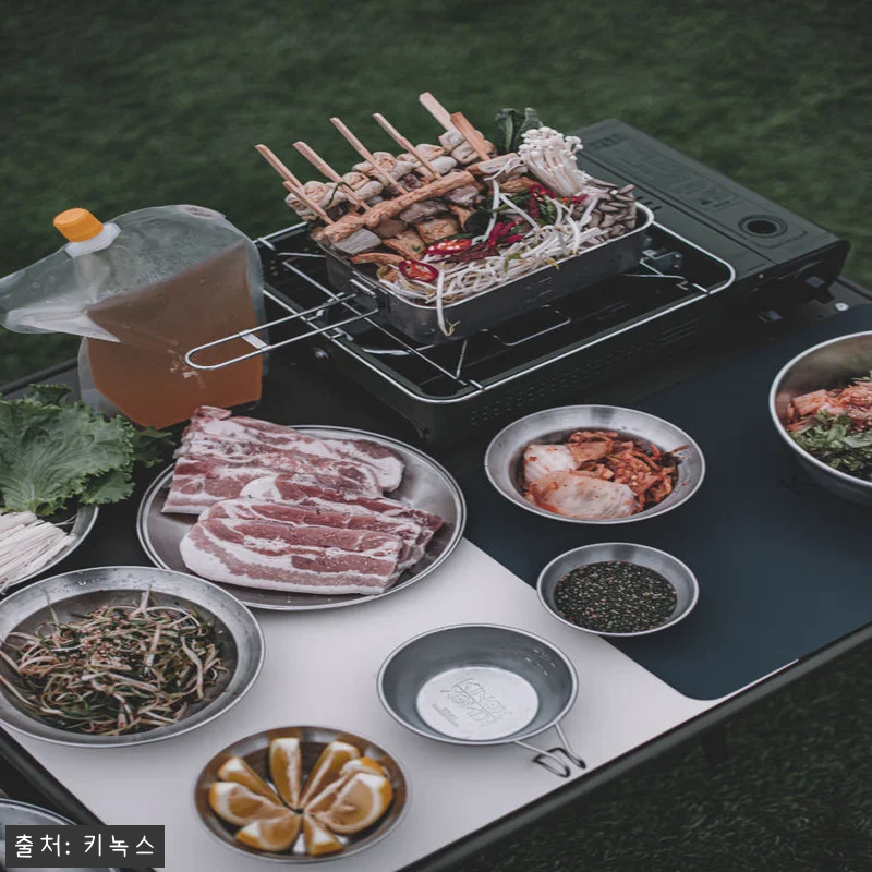 키녹스 캠핑 그릇 스텐 STS304J1 12P 4인용 식기세트, 구성부터 가방까지 눈여겨볼 캠핑 식기 9 키녹스 캠핑 그릇 스텐 STS304J 관련 이미지 2