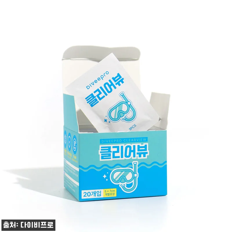 다이비프로 클리어뷰 안티포그 티슈 2 관련 이미지 2