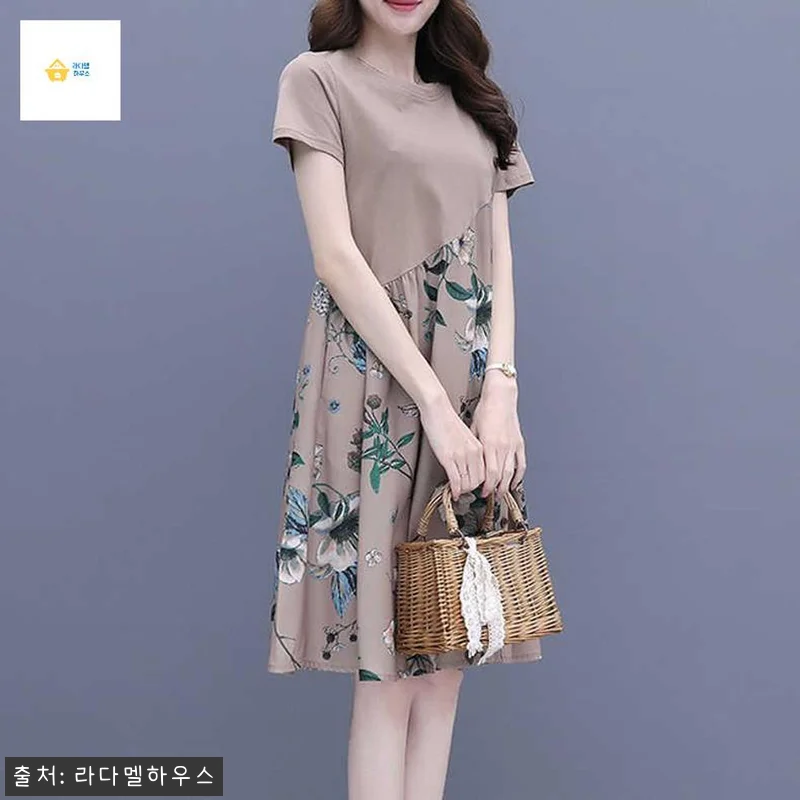 옷 여성 여름 바캉스 대 중년 꽃무늬 관련 이미지 2