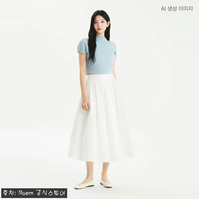 로엠 캡소매 모크넥 풀오버 RMKAG49R11, 10% 할인에 무료배송으로 체크한 여름 니트 쇼핑 후기 13 로엠 캡소매 모크넥 풀오버 RMKAG 관련 이미지 2
