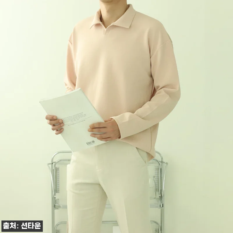 남자카라티 구김없는 오버핏 헨리넥 긴팔티셔츠, 봄가을 데일리룩으로 눈여겨볼 이슈템 8 남자카라티 구김없는 오버핏 헨리넥 긴 관련 이미지 2