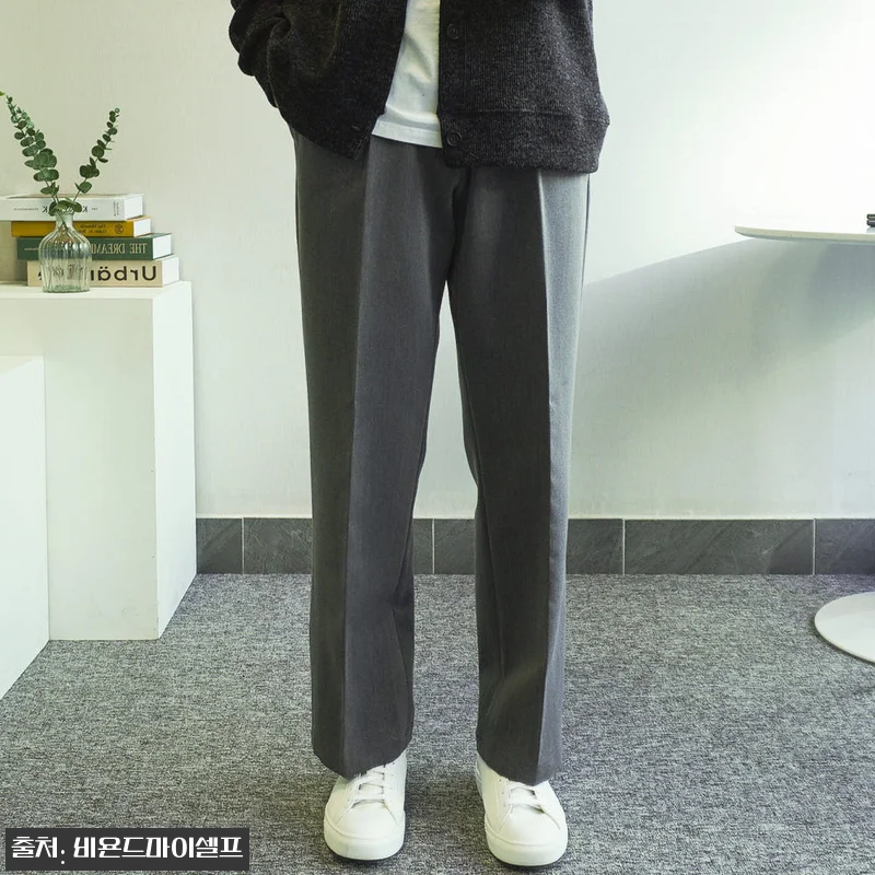 남자 롱 세미와이드 슬랙스 팬츠 3컬러, 2만원대 무료배송으로 체크한 구매 전 후기 10 남자 롱 세미와이드 슬랙스 팬츠 3컬 관련 이미지 2