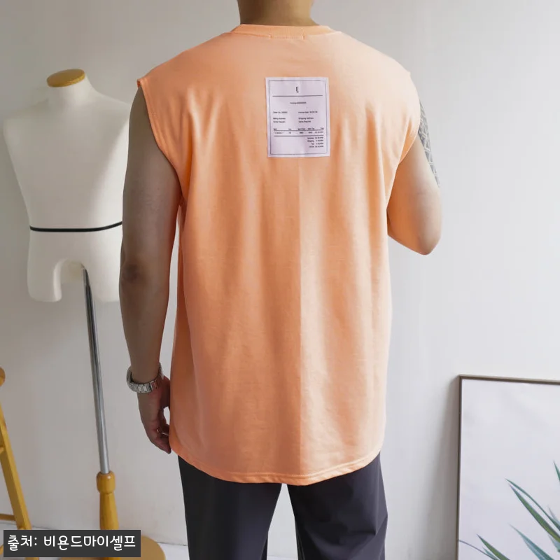 남자 오버핏 프린팅 여름 심플 패치 관련 이미지 2