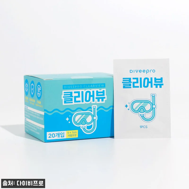 다이비프로 클리어뷰 안티포그 티슈 2 관련 이미지 3