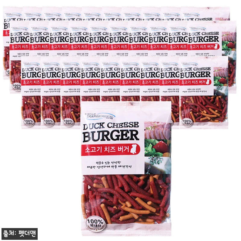 펫더맨 국내산 소고기 치즈버거 강아지육포 트릿 100g, 1,500원 무료배송이라 눈여겨본 간식 9 펫더맨 국내산 소고기 치즈버거 강아지 관련 이미지 3