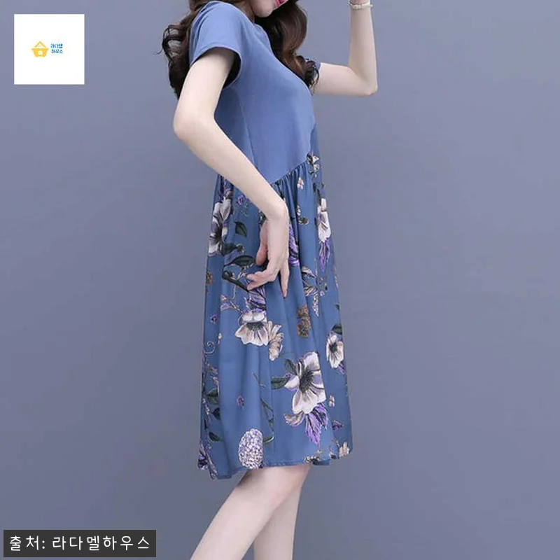 옷 여성 여름 바캉스 대 중년 꽃무늬 관련 이미지 3