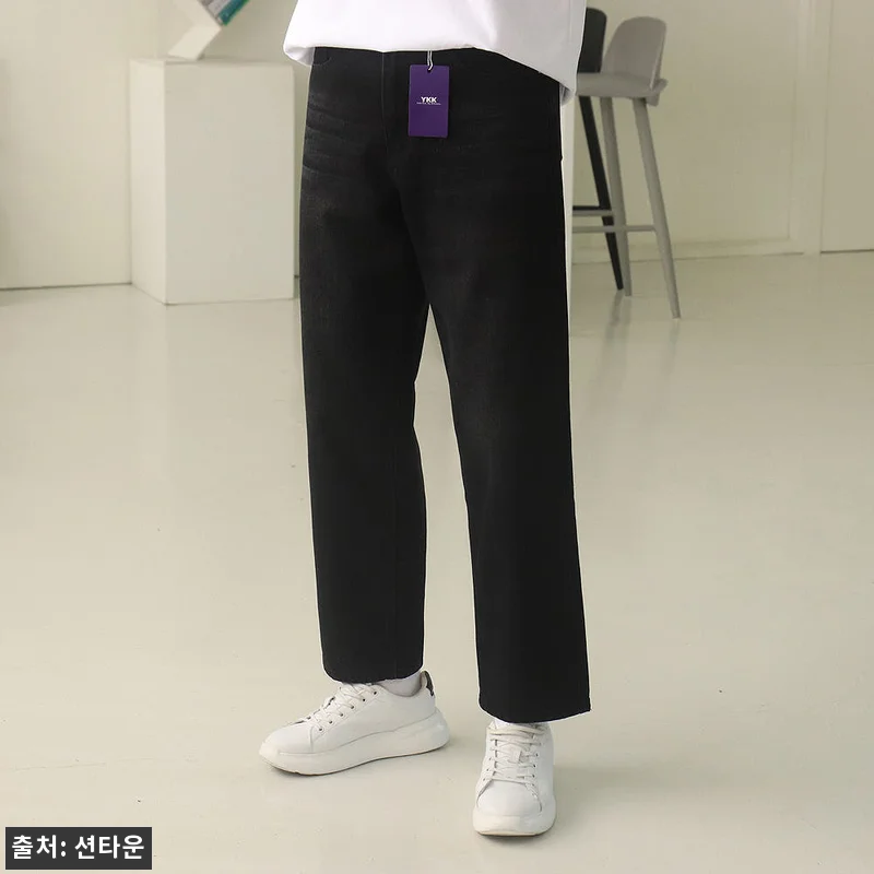 남자와이드청바지 빅사이즈 밴딩 통큰바 관련 이미지 3