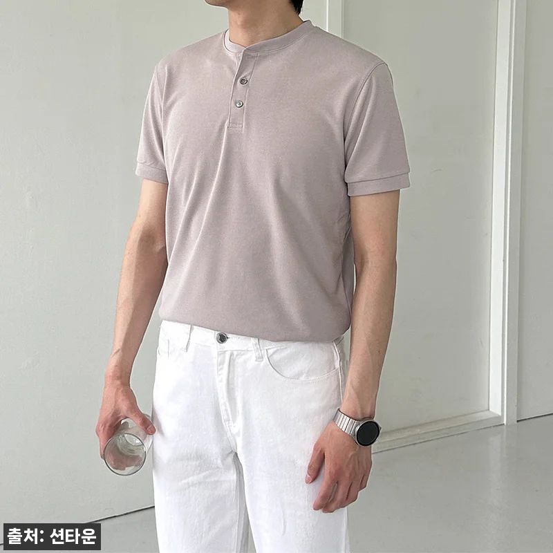 남자반팔니트 헨리넥티셔츠, 여름 정장룩까지 깔끔하게 챙기는 5컬러 이슈템 10 남자반팔니트 헨리넥티셔츠, 여름 정장 관련 이미지 3