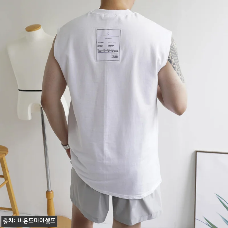 남자 오버핏 프린팅 여름 심플 패치 관련 이미지 3