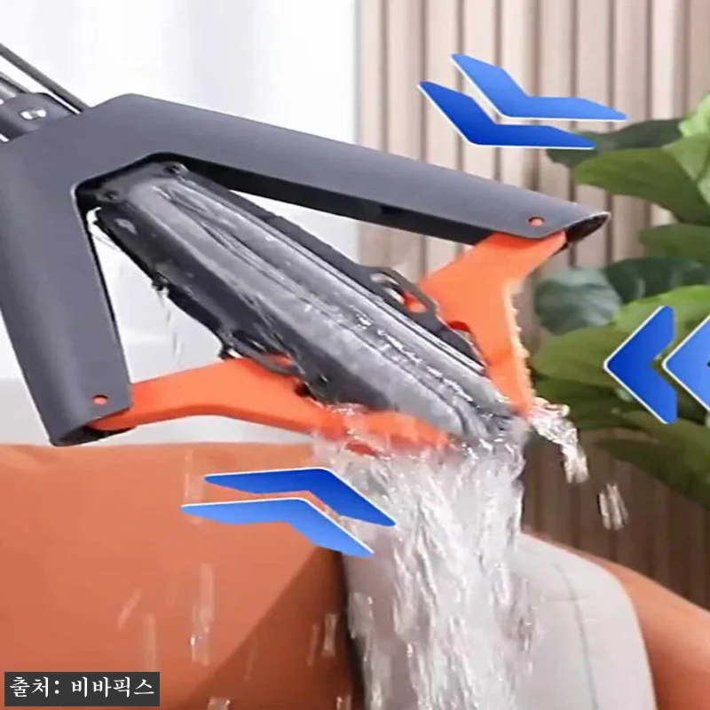 매직 펄프 청소기 스펀지 밀대걸레 PVA 38cm 광폭, 물기 짜기 편한 2024년형 체크포인트 8 매직 펄프 청소기 스펀지 밀대걸레 P 관련 이미지 3