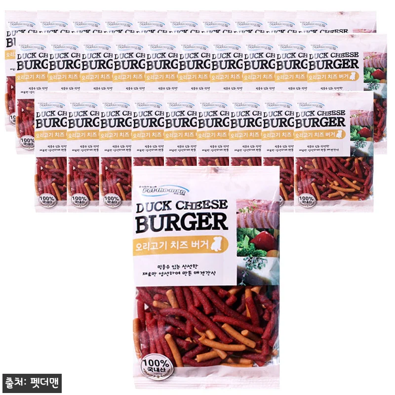 펫더맨 국내산 소고기 치즈버거 강아지육포 트릿 100g, 1,500원 무료배송이라 눈여겨본 간식 10 펫더맨 국내산 소고기 치즈버거 강아지 관련 이미지 4