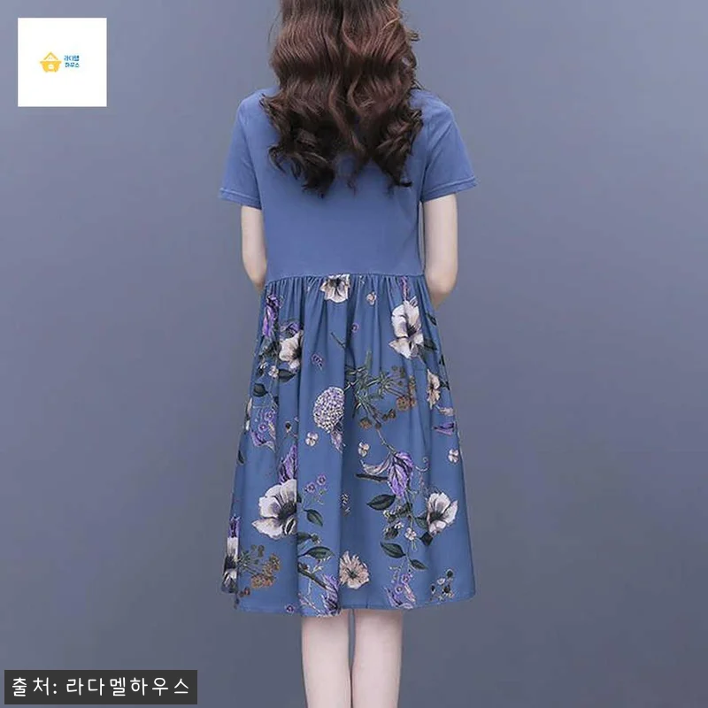 옷 여성 여름 바캉스 대 중년 꽃무늬 관련 이미지 4