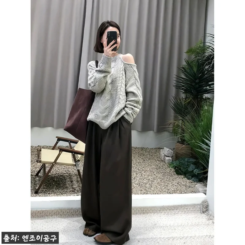 한해나 니트 박규영 어깨 트임 스웨터 관련 이미지 4