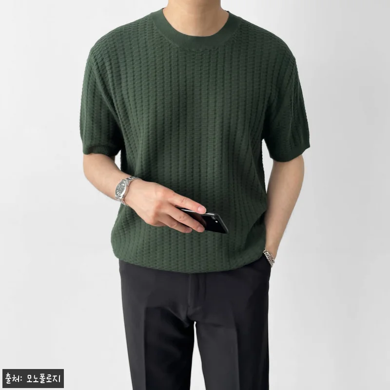 남자여름반팔니트 워셔블반팔니트, 39,800원 무료배송으로 체크한 여름 코디템 12 남자여름반팔니트 워셔블반팔니트, 39 관련 이미지 4