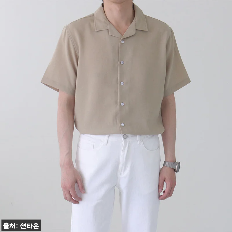 남자반팔셔츠 오버핏 구김없는 린넨 남방, 여름 데일리룩으로 눈여겨본 22,500원 이슈템 14 남자반팔셔츠 오버핏 구김없는 린넨 남 관련 이미지 4
