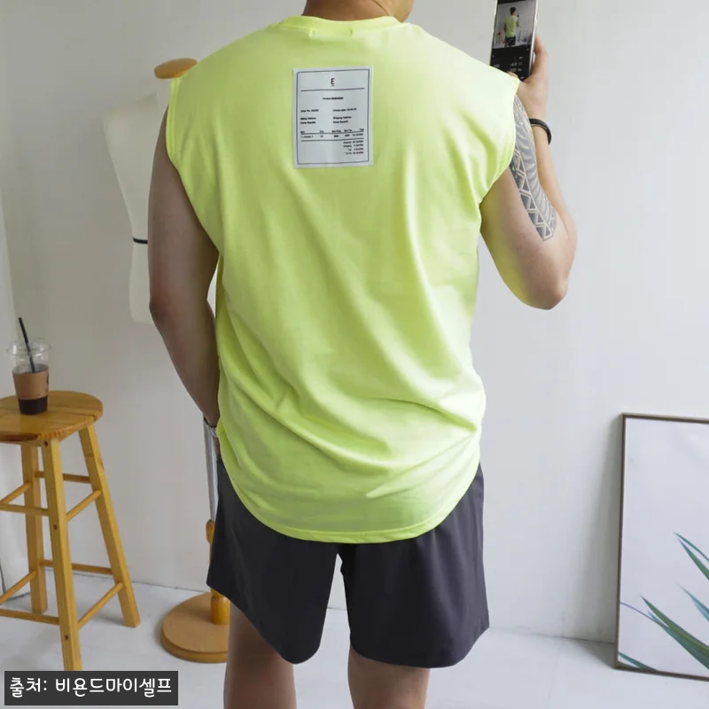 남자 오버핏 프린팅 여름 심플 패치 관련 이미지 4