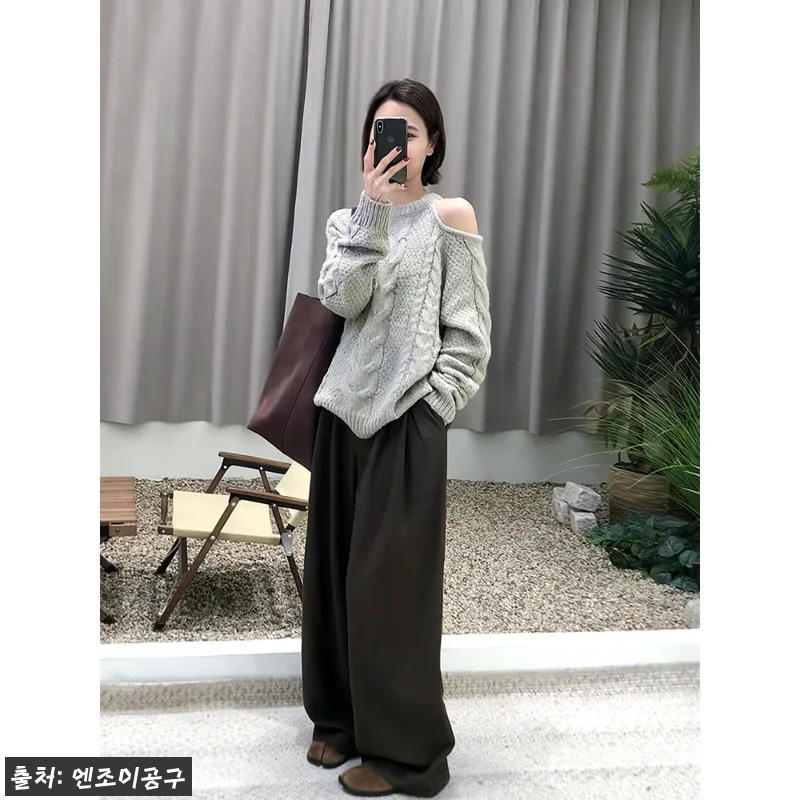 한해나 니트 박규영 어깨 트임 스웨터 관련 이미지 5