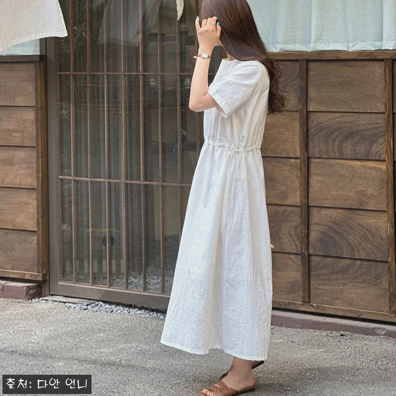여름 나일론 퍼프소매 셔링 스트링 롱 원피스, 무료배송에 적립까지 챙기는 여름 원피스 체크 16 여름 나일론 퍼프소매 셔링 스트링 롱 관련 이미지 5