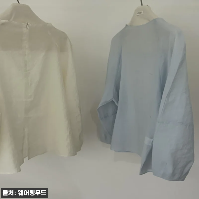 어토프 로그 블라우스 반목 나그랑 시어 긴팔 아방 블라우스, 분위기 있는 2가지 컬러 구매 전 체크 후기 16 어토프 로그 블라우스 반목 나그랑 시 관련 이미지 5