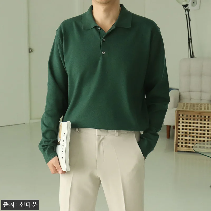 남자니트 남자카라티 스트라이프 헨리넥 단가라니트, 봄 데일리룩으로 눈여겨볼 만한 할인템 16 남자니트 남자카라티 스트라이프 헨리넥 관련 이미지 5