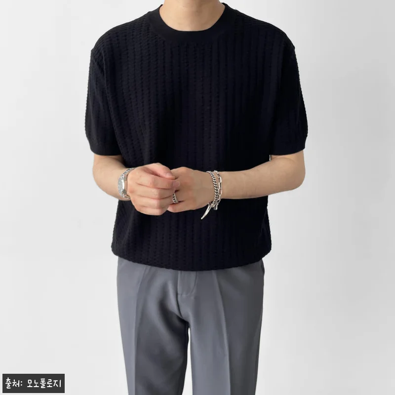 남자여름반팔니트 워셔블반팔니트, 39,800원 무료배송으로 체크한 여름 코디템 13 남자여름반팔니트 워셔블반팔니트, 39 관련 이미지 5