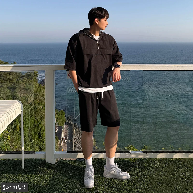 남자 에이로드 5부 반바지 트레이닝팬츠, 여름 코디 고민 줄여줄 28~40 빅사이즈 이슈템 17 남자 에이로드 5부 반바지 트레이닝팬 관련 이미지 5