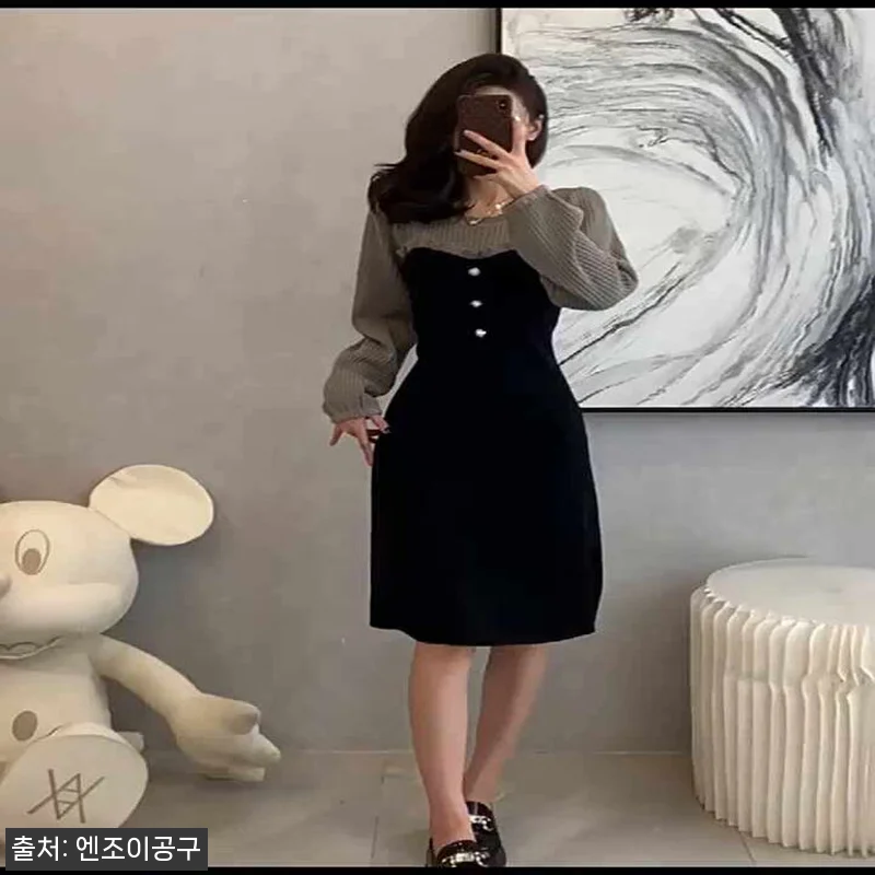 한유라 이정혜 한이주 원피스 니트, 관련 이미지 6