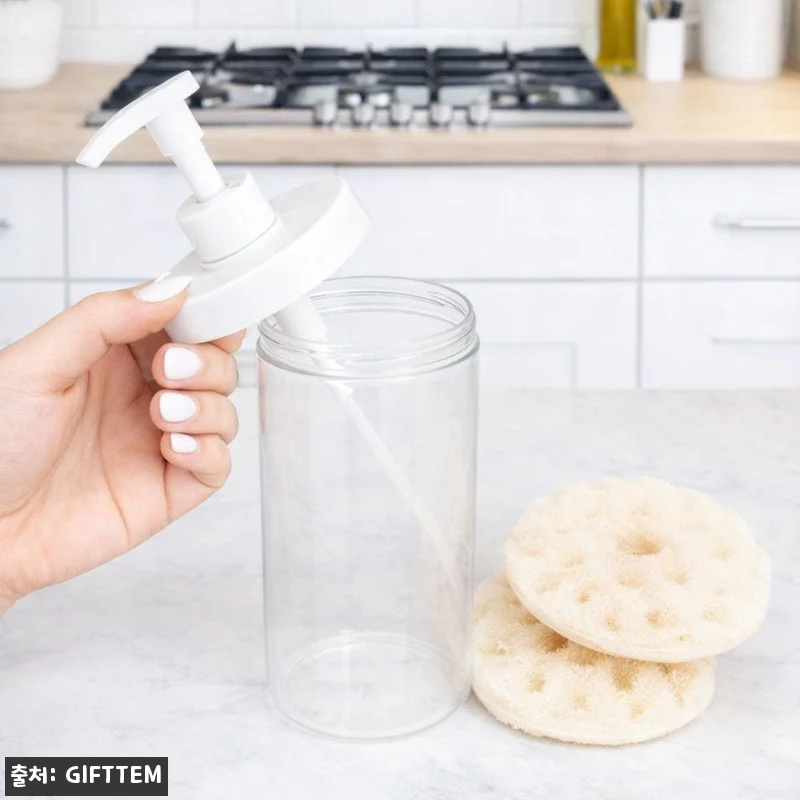 와이드 입구 리필통 1000ml, 리필팩 통째로 넣는 펌프형 디스펜서 구매 전 체크 18 와이드 입구 리필통 1000ml, 리 관련 이미지 6