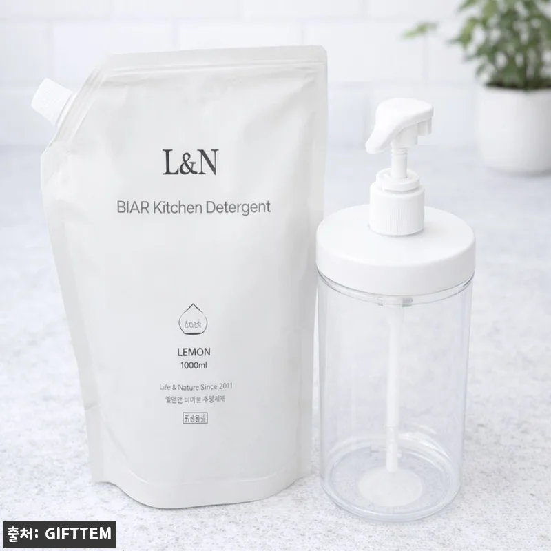 와이드 입구 리필통 1000ml, 리필팩 통째로 넣는 펌프형 디스펜서 구매 전 체크 19 와이드 입구 리필통 1000ml, 리 관련 이미지 7