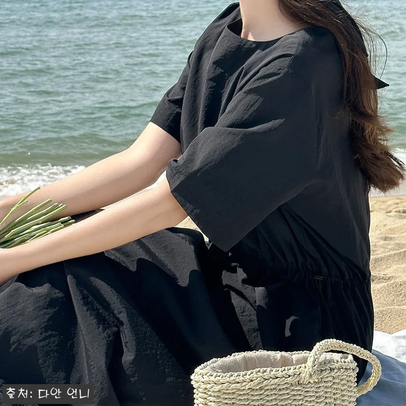 여름 나일론 퍼프소매 셔링 스트링 롱 원피스, 무료배송에 적립까지 챙기는 여름 원피스 체크 20 여름 나일론 퍼프소매 셔링 스트링 롱 관련 이미지 9