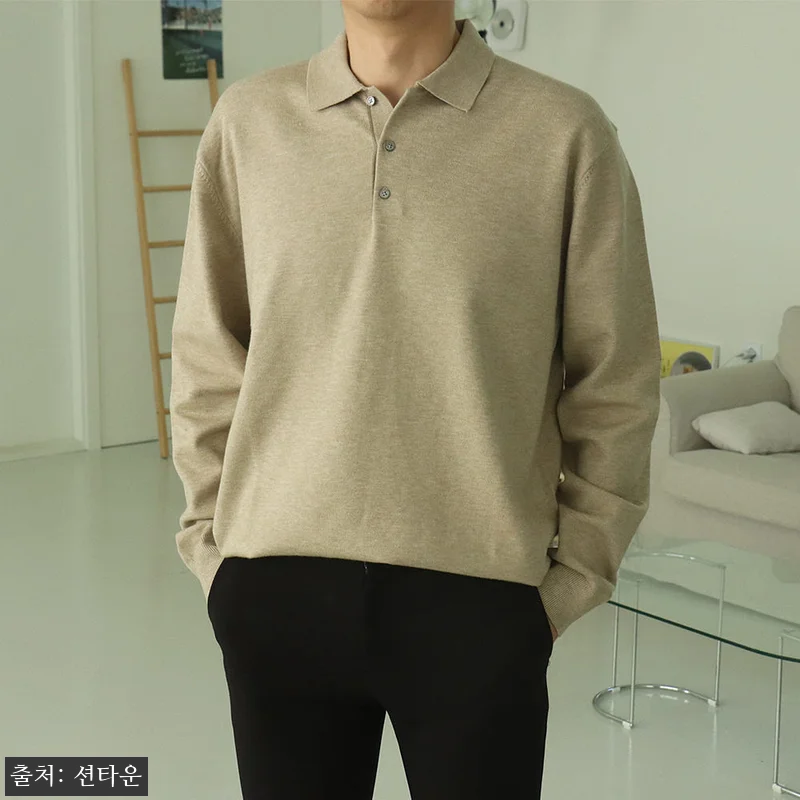 남자니트 남자카라티 스트라이프 헨리넥 단가라니트, 봄 데일리룩으로 눈여겨볼 만한 할인템 20 남자니트 남자카라티 스트라이프 헨리넥 관련 이미지 9