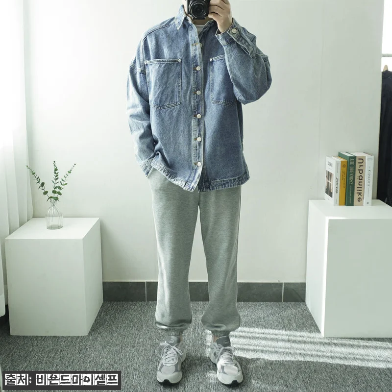 남자 오버핏 절개 옆트임 워싱 청남방 데님 셔츠, 중청·흑청 30% 할인으로 만나는 데일리 이슈템 22 남자 오버핏 절개 옆트임 워싱 청남방 관련 이미지 10