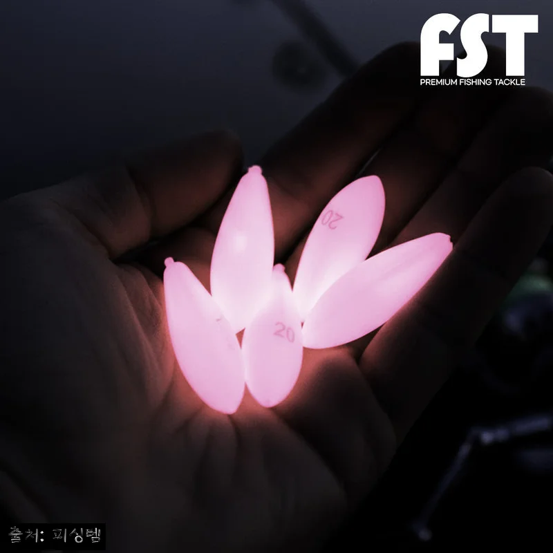 핑크 야광봉돌 쭈꾸미 봉돌 오모리그 싱커 다운샷 추 3호, 840원 특가로 채비 준비한 후기