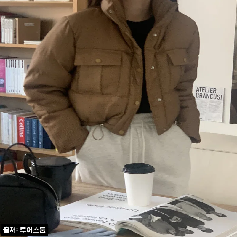 오디션 하이넥 웰론 체크 숏 패딩 점퍼, 3만원대 데일리 아우터로 눈여겨볼 이유
