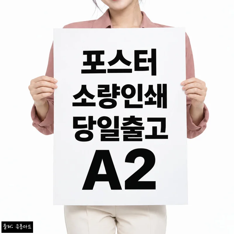 유홍아트 A2 무광 PET지 맞춤 포스터, 사진 한 장을 작품처럼 남기는 주문 제작 꿀팁