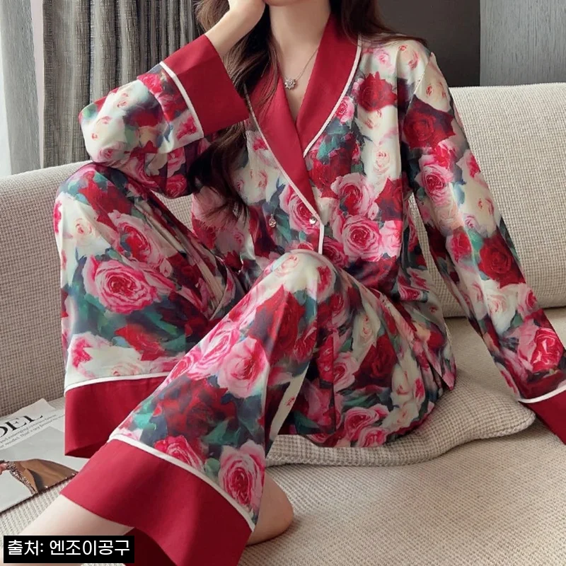 드라마 무인도의디바 김효진 잠옷 윤란주 옷 패션 정보 파자마 홈웨어 실크 02, 할인 중이라 더 눈길 가는 구매 체크 후기