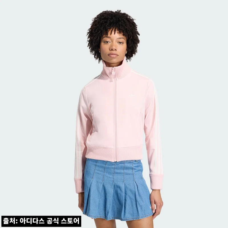 아디다스 파이어버드 니트 크로셰 디테일 트랙 탑 KD4321, 샌디 핑크 30% 할인으로 눈여겨볼 이슈템