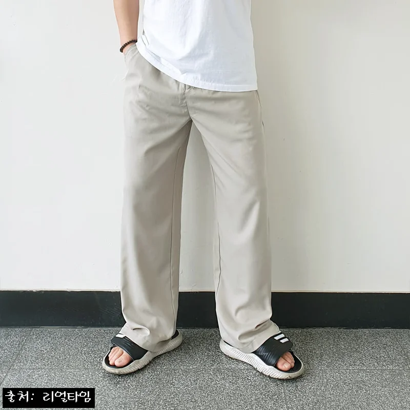 남자린넨와이드팬츠 찜통더위 대비용으로 눈여겨볼 만한 와이드핏 여름바지