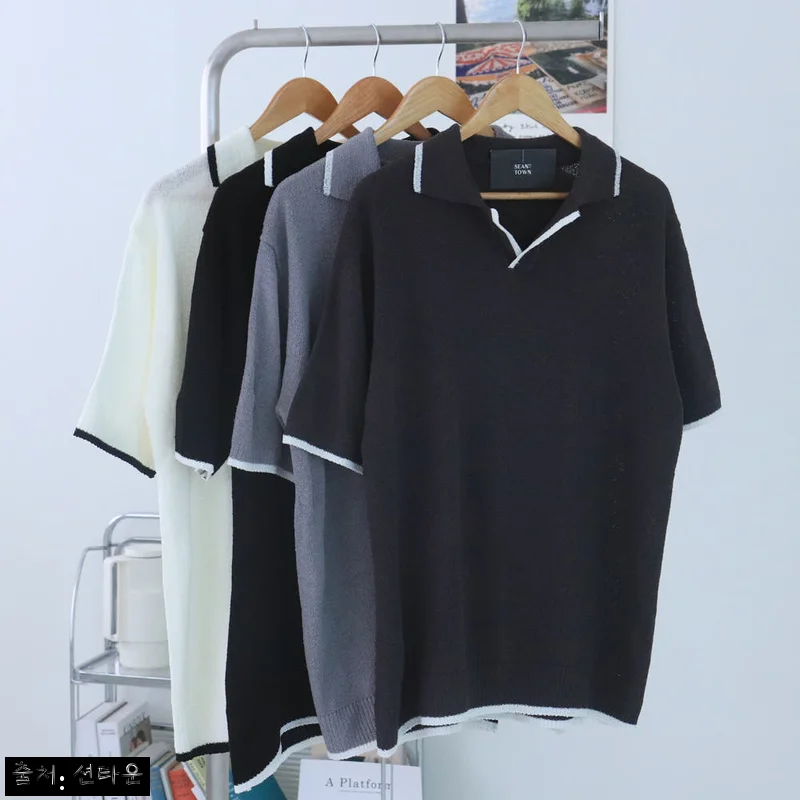 1+1 남자반팔티 오버핏 헨리넥 린넨티셔츠, 여름 데일리룩으로 눈여겨볼 할인 이슈템