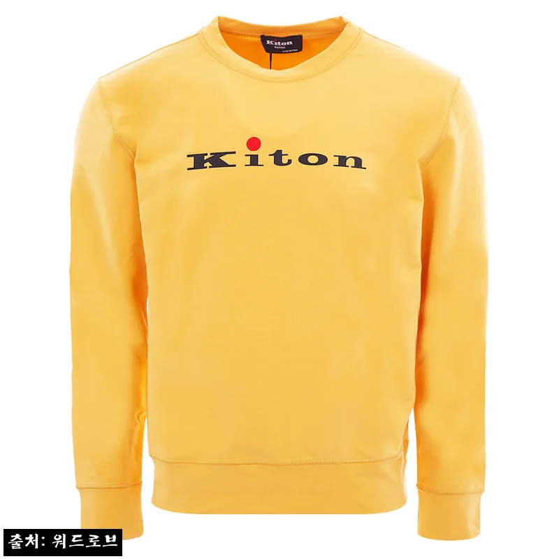 키톤 UMK0259 YELLOW KITON 로고 옐로우 맨투맨, 17% 할인에 XL 사이즈 확인한 구매 포인트