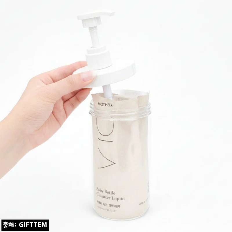 와이드 입구 리필통 1000ml, 리필팩 통째로 넣는 펌프형 디스펜서 구매 전 체크